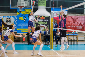 Mecz pierwszej ligi siatkówki kobiet: Grupa Azoty Roleski PWSZ Tarnów - Enea Energetyk Poznań